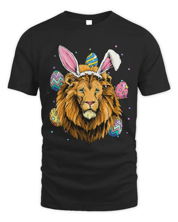 Easter Bunny Lion Funny Easter Lion T-Shirt