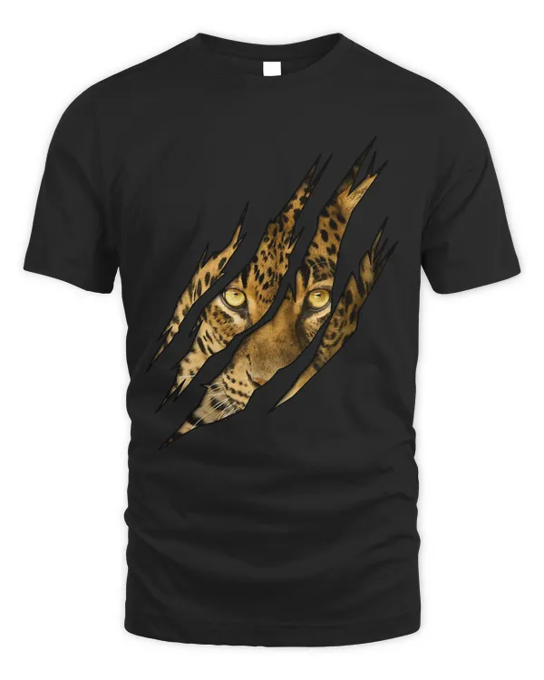 Leopard Cheetah Tiger Leopard Face Lion Cat Apparel T-Shirt