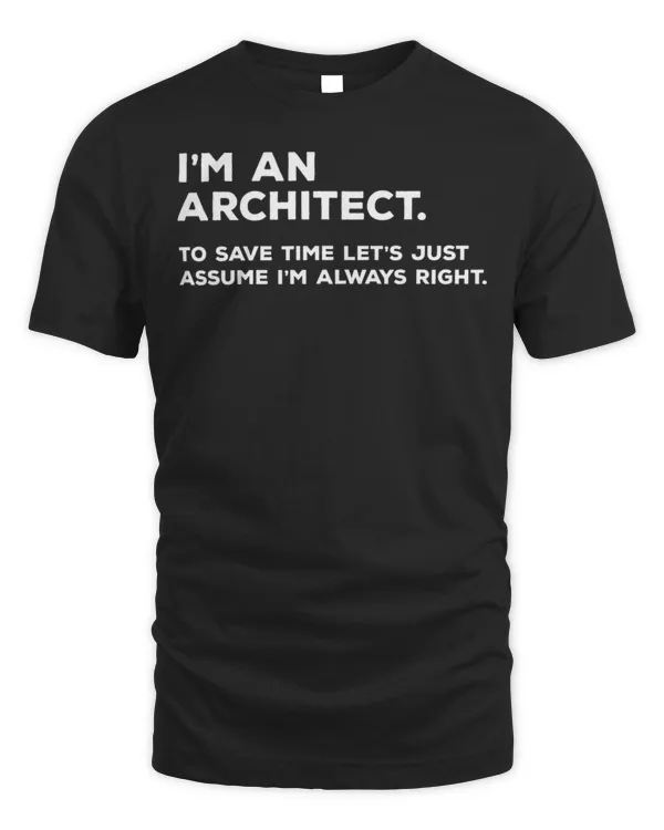 Funny Architect Gift for Architects T-Shirt