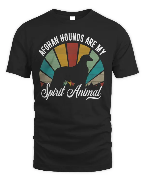 Afghan Hound Are My Spirit Animal T-Shirt