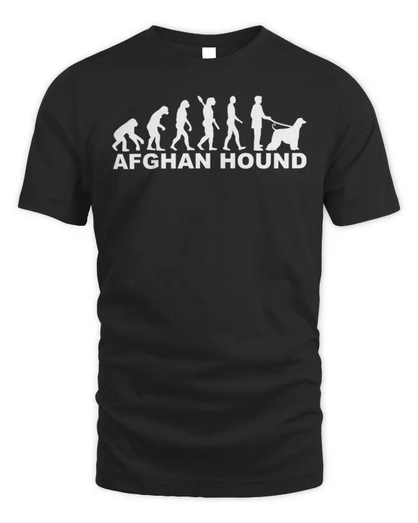 Afghan Hound evolution Long Sleeve T-Shirt