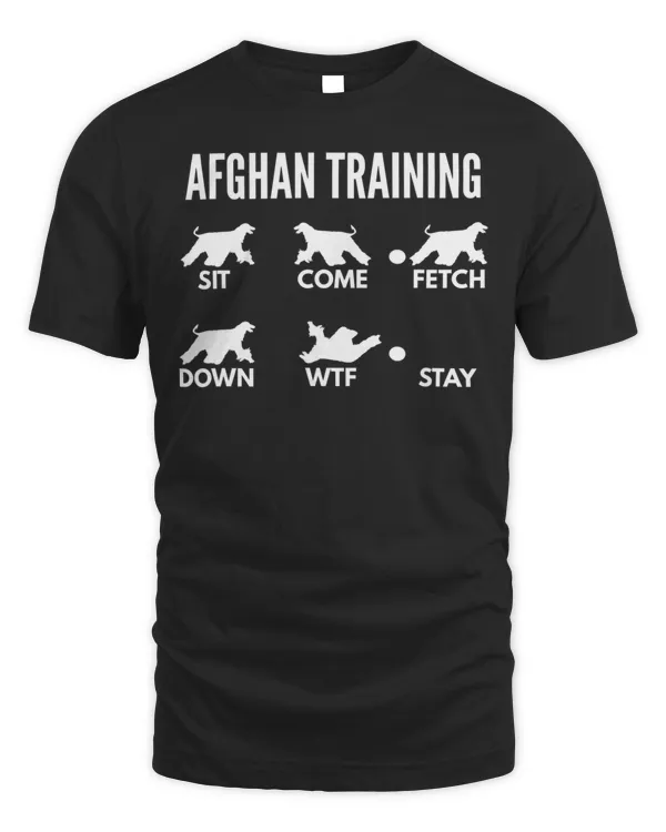 Afghan Training - Afghan Hound Tricks T-Shirt