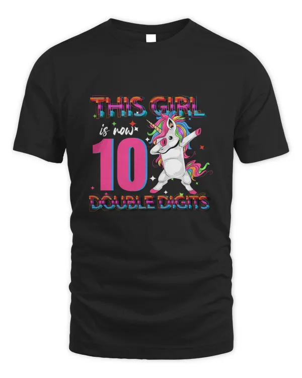 RD It's My 10th Birthday This Girl Is Now 10 Years Old Shirt