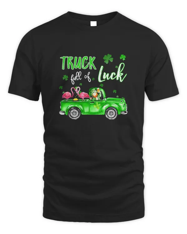 Flamingo Shirts Women's Plus Size St Patricks Day Truck T-Shirt
