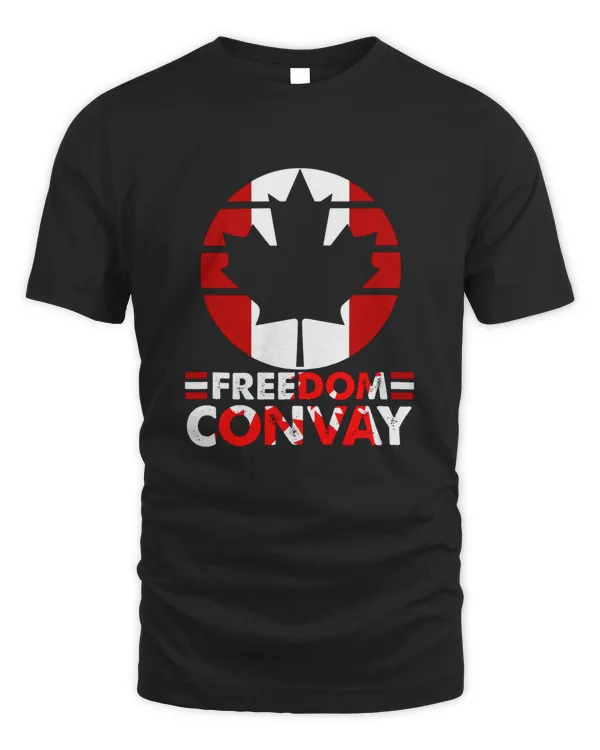 FREEDOM CONVOY 2022 CANADIAN TRUCKER TEES MAPLE LEAF VINTAGE TRUCKERS GIFTS T-Shirt