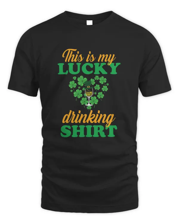 new This is my Lucky Drinking Shirt T-Shirt
