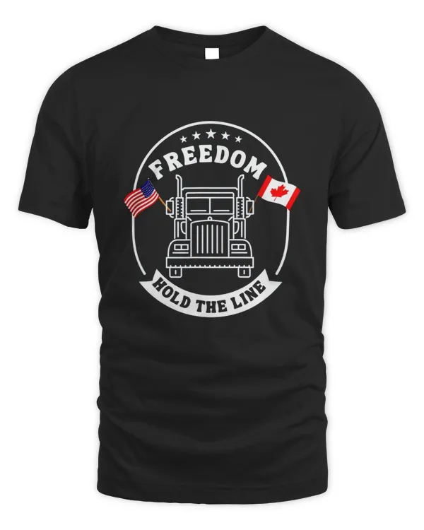 Roll Over Image To Zoom In Brand Freedom Convoy Trucker Tshirt