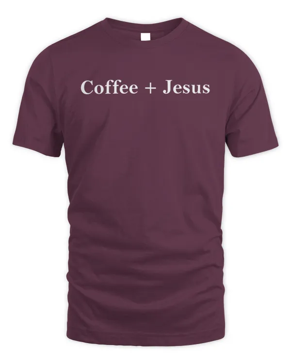 Coffee Jesus T Shirt, Coffee Lover T Shirt, Jesus Lover Tshirt, Christian T Shirt