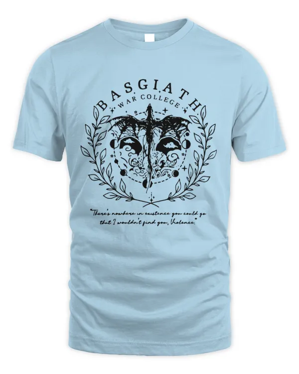 Basgiath War College Both-Sided Shirt, Fourth Wing Shirt, Violet Sorrengail Bookish Sweater, Dragon Rider, Bookworm Gift Shirt