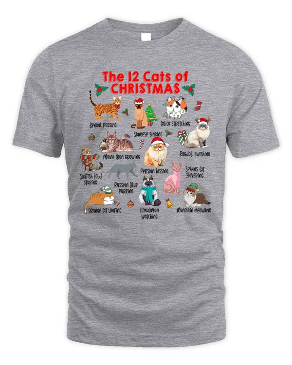 The 12 cats of Christmas Cat Lovers