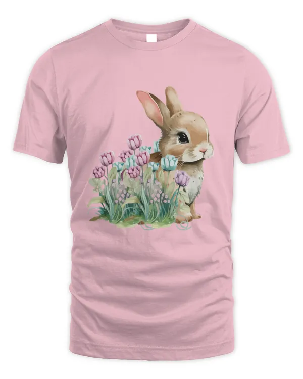 Cute Bunny Easter Shirt Gift For Her