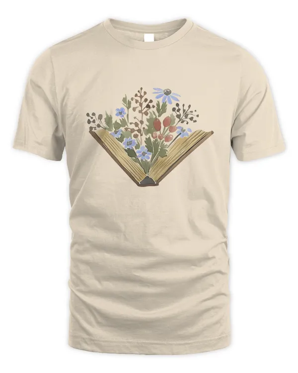 Wildflowers Book Sweatshirt, Book Lovers T-shirt, Gift For Bookworms, Book Sellers Gift Gift For Teachers Readers's sweater