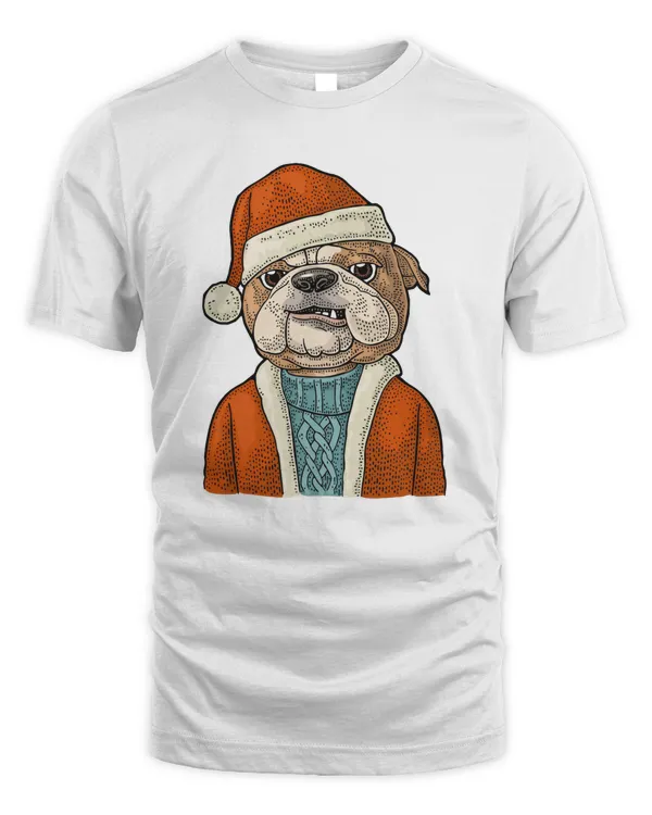 Santa English Bulldog