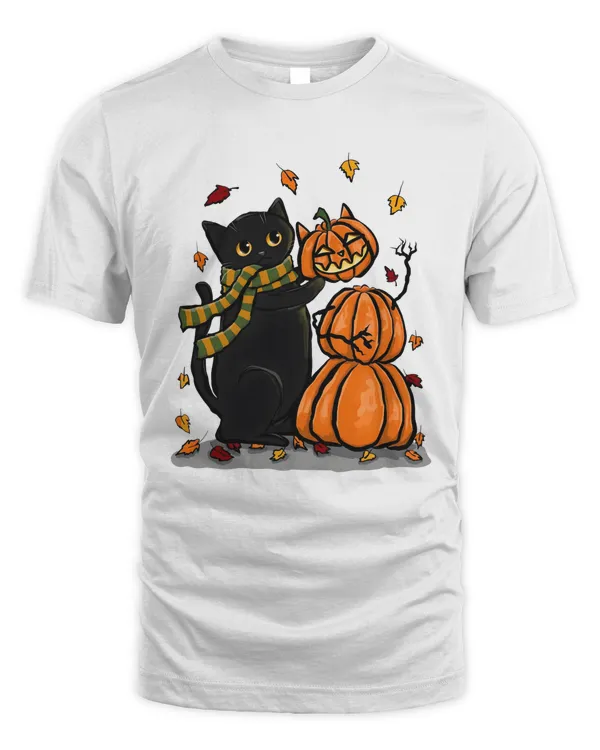 Black cat pumpkins