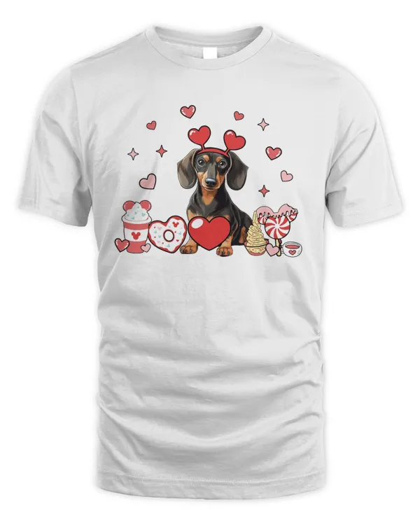 Dachshund Valentines Day Shirt