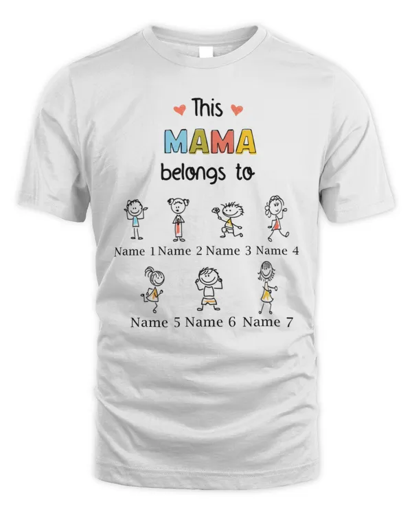 Custom Family Drawing Shirt, Grandma, Dad, Mom, Grandpa Drawing Shirt