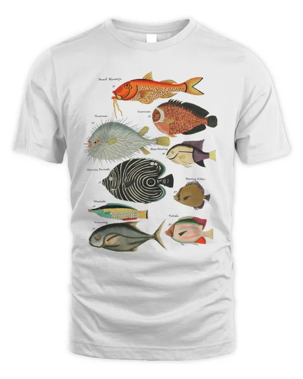 Vintage Fish T-shirt, Fishing Lover Gift Shirt, Gift for Him Her, Mothers Day, Tropical Aquarium