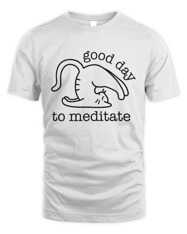 Cute Cat Yoga Shirts, Retro Shirts for Women, Graphic Tees, Gift for Mom, Funny Meditation T-Shirt, Cat Yoga Crewneck Sweatshirt, Yoga Gifts