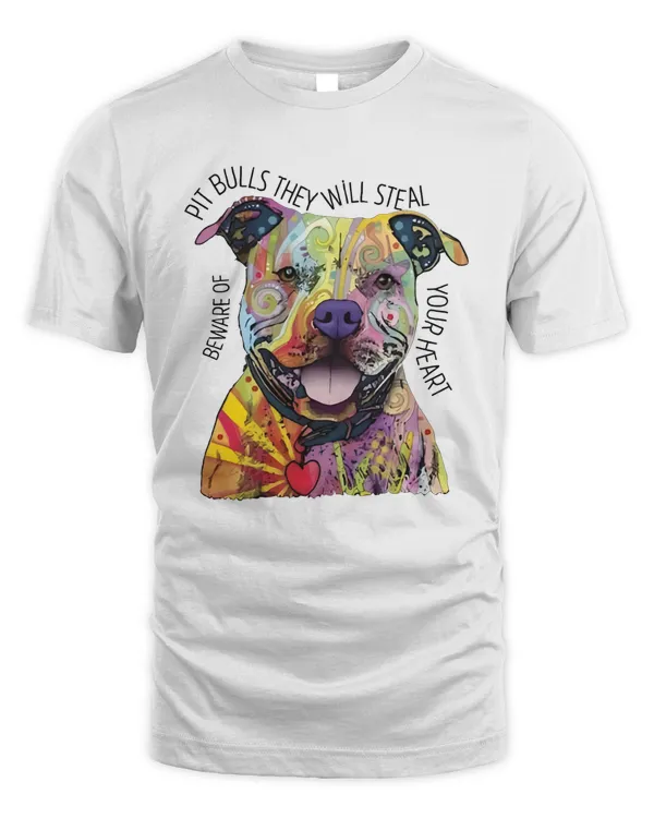 Beware Pitbull They Will Steal Your Heart Shirt, Pit Bull Shirt, Pitbull Dog Lover Hoodie, Animal Lover Pit Bull Mom Sweatshirt