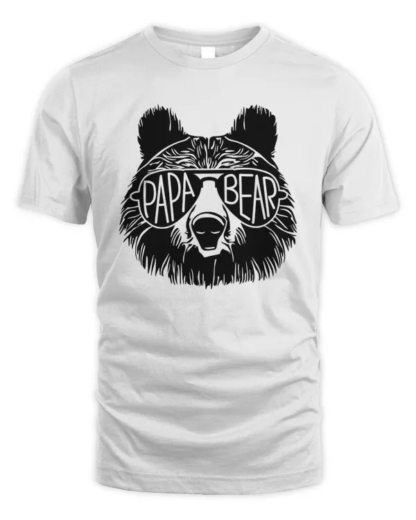 Papa Bear Sunglass, Papa Bear Shirt, Dad Shirt, Father's Day t-shirt, Husband present, Family shirt matching shirts, Father's Day Gift