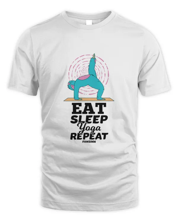 Eat Sleep Yoga Repeat10538 T-Shirt