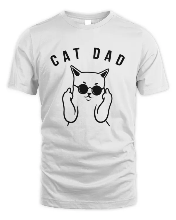 Cat Dad T-Shirt, Cat Lover Shirt, Funny Cat Tee, Cat Father, Cat Dad, Cat Daddy Shirt, Animal Lover Gift, Gift from the Cat, Cat Dad Gift