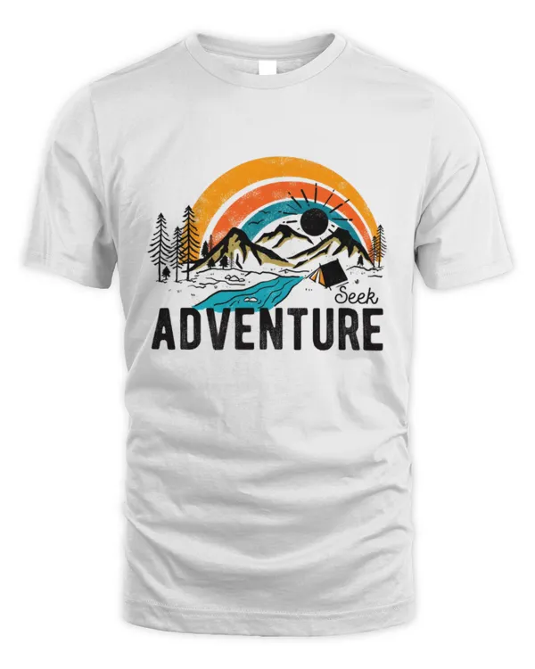 Seek Adventure Shirt, Vacation Shirt, Camping Shirt, Hiking Shirt, Nature Lover Shirt, Adventure Lover Shirt, Wanderlust Shirt, Travel gift