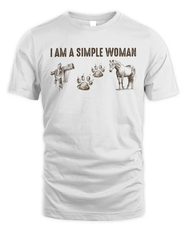 Simple woman jesus dogs horses