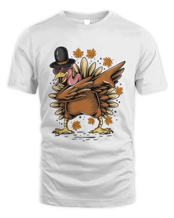 Thanksgiving day turkey dancing dabbing style99 T-Shirt