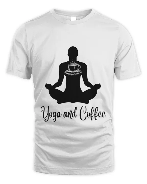 Yoga and Coffee Chakra Funny Cute Gift For Coffee Lovers9 T-Shirt