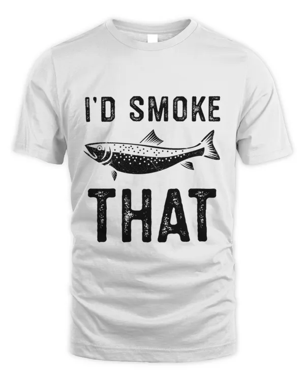Smoked Salmon Fishing Fisherman10137 T-Shirt