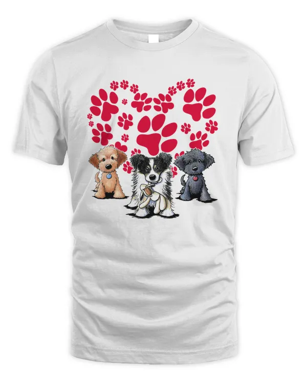 Cute Dogs Heart Paw Dog Lovers Dog Mom Dog Dad Gift