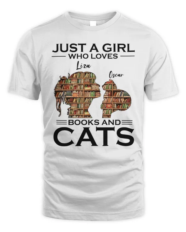 Just A Girl Who Loves Books And Cats