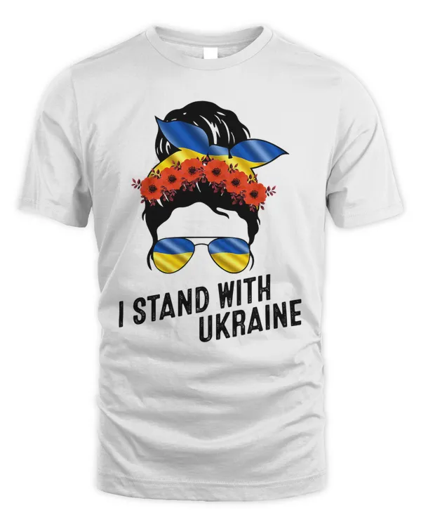 Support Ukraine Pride I Stand With Ukraine Flag For Women T-Shirt