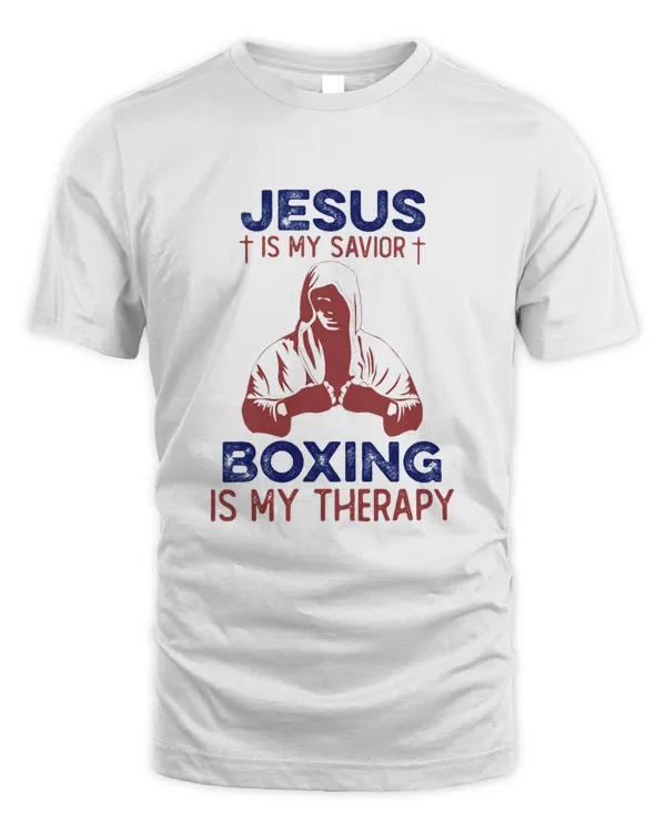 Jesus is my Savior Boxing is my therapy