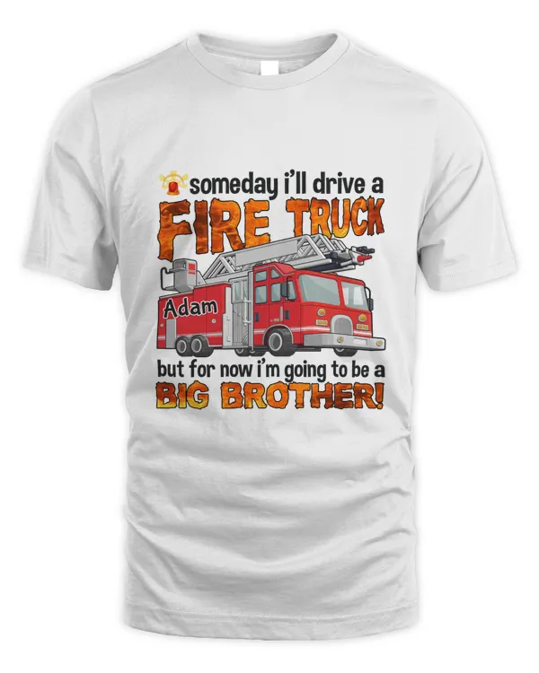 RD Big brother shirt firetruck, perfect pregnancy announcement for the fireman big brother