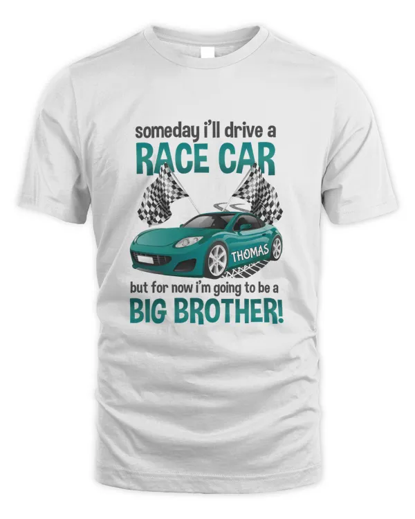 RD Big brother shirt race car perfect pregnancy announcement for the big brother to be racing fan custom shirt