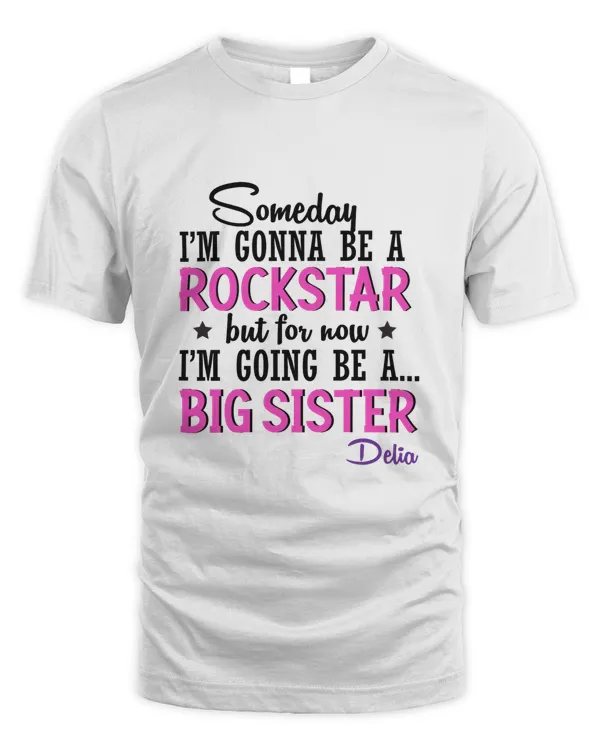 RD big sister rockstar shirt - rock star big sister to be t-shirt