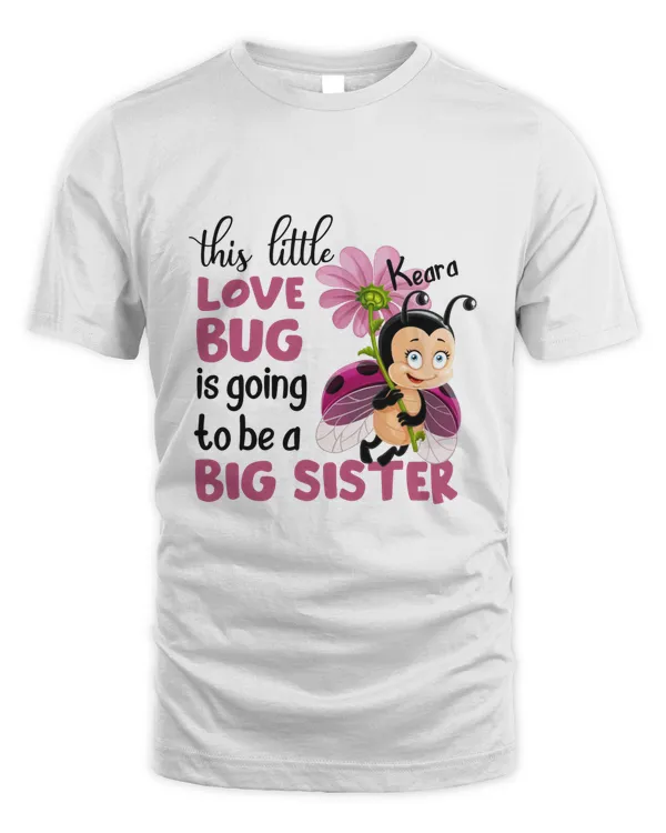 RD Big Sister shirt - love bug big sister to be t-shirt perfect pregnancy announcement custom shirt