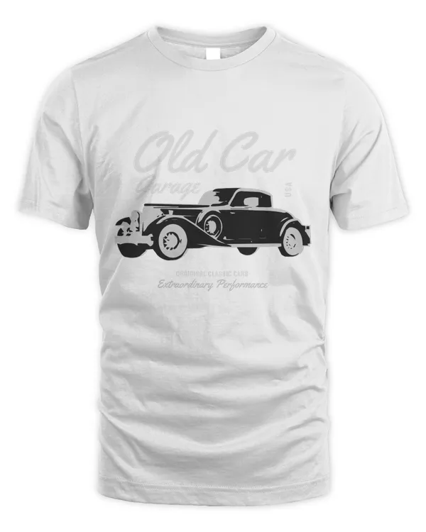 Old Car Garage Original Classic Cars Usa Retro Vintage