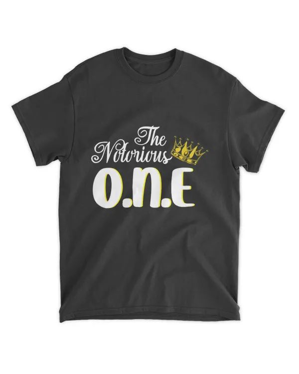 RD The Notorious ONE First Birthday Hip Hop Outfit Boy T-Shirt