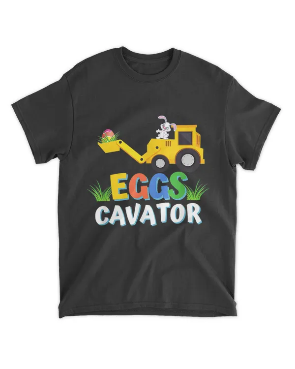 Easter Egg Hunt Shirt for Kids Funny Excavator Toddler Boys T-Shirt Hoodie Shirt