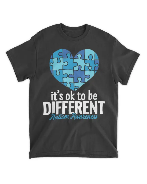 Autism Awareness Teacher It's Ok To Be Different Autism Shirt