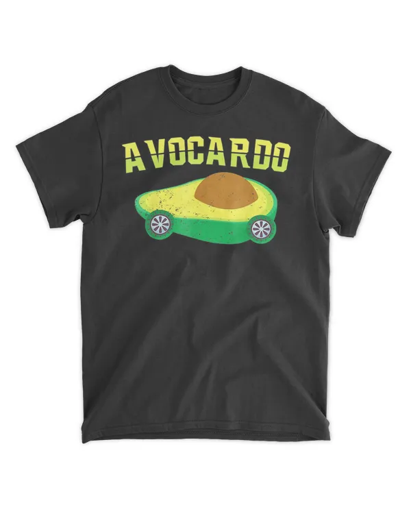 Avocado Car Saying Vegan Mechatronics Shirt