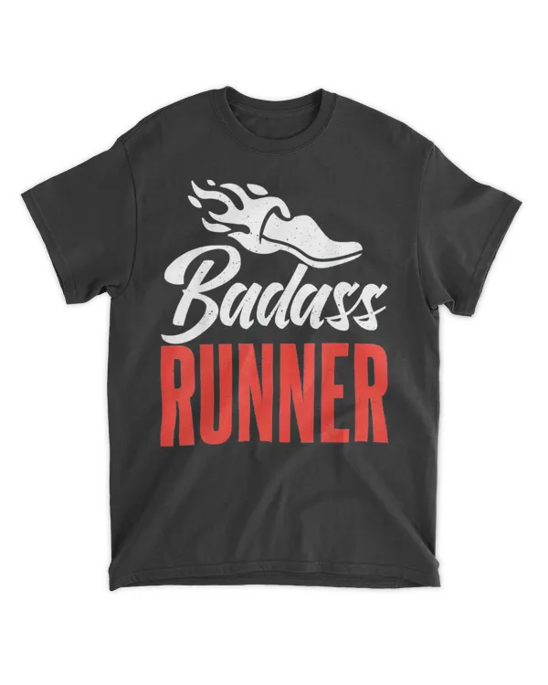 Badass Runner Marathon Runner Shirt
