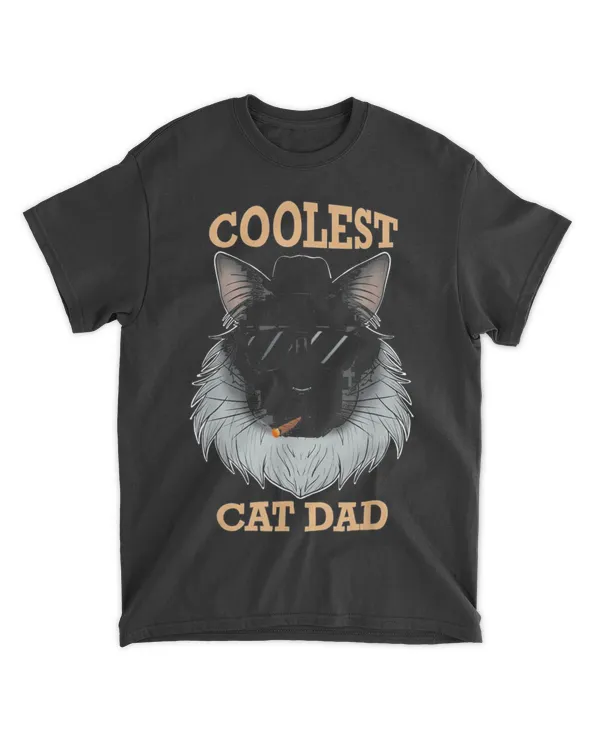 Coolest Cat Dad I Maine Coon Cat Dad I Maine Coon Cat Shirt
