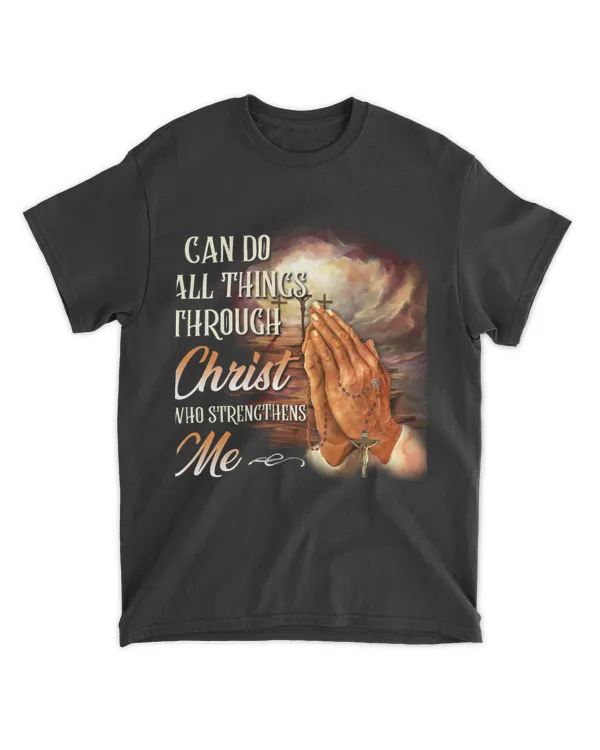 Do All Thing Through Christ Praying Hand