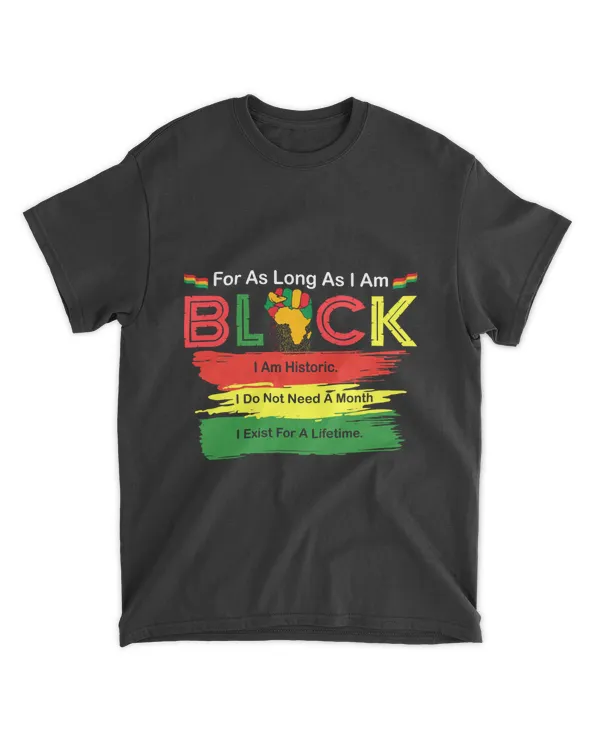 DC Juneteenth Shirt, For as Long as I Am Black Shirt, Black History Shirt, Black Pride Shirt, Free ish 1865.