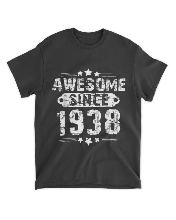 84th birthday, Vintage, Awesome since 1938 T-Shirt