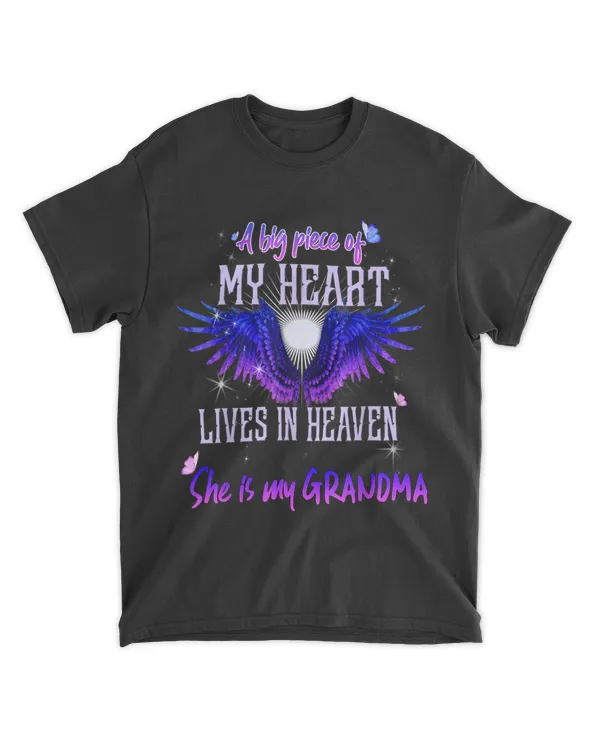 Proud My Grandma In Heaven Happy Mother Day Memory T-Shirt